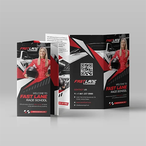 Preview of Fast Lane Car Racing Flyer